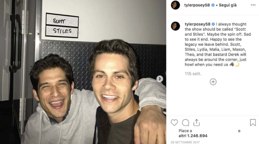 Tyler Posey Dylan O'Brien Instagram