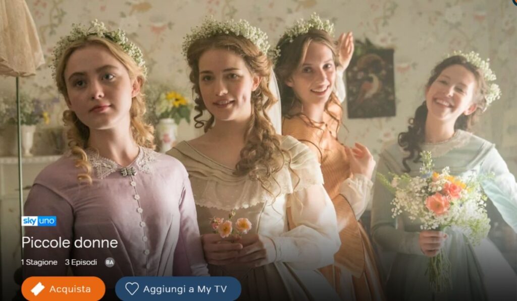 La miniserie Piccole Donne è in streaming su NOW TV