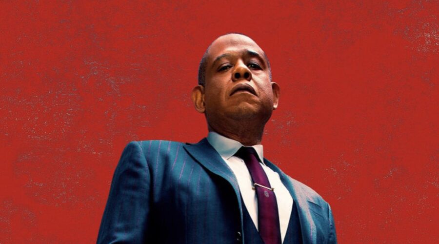 Forest Whitaker nel poster di Godfather of Harlem. Credits: Disney Plus.