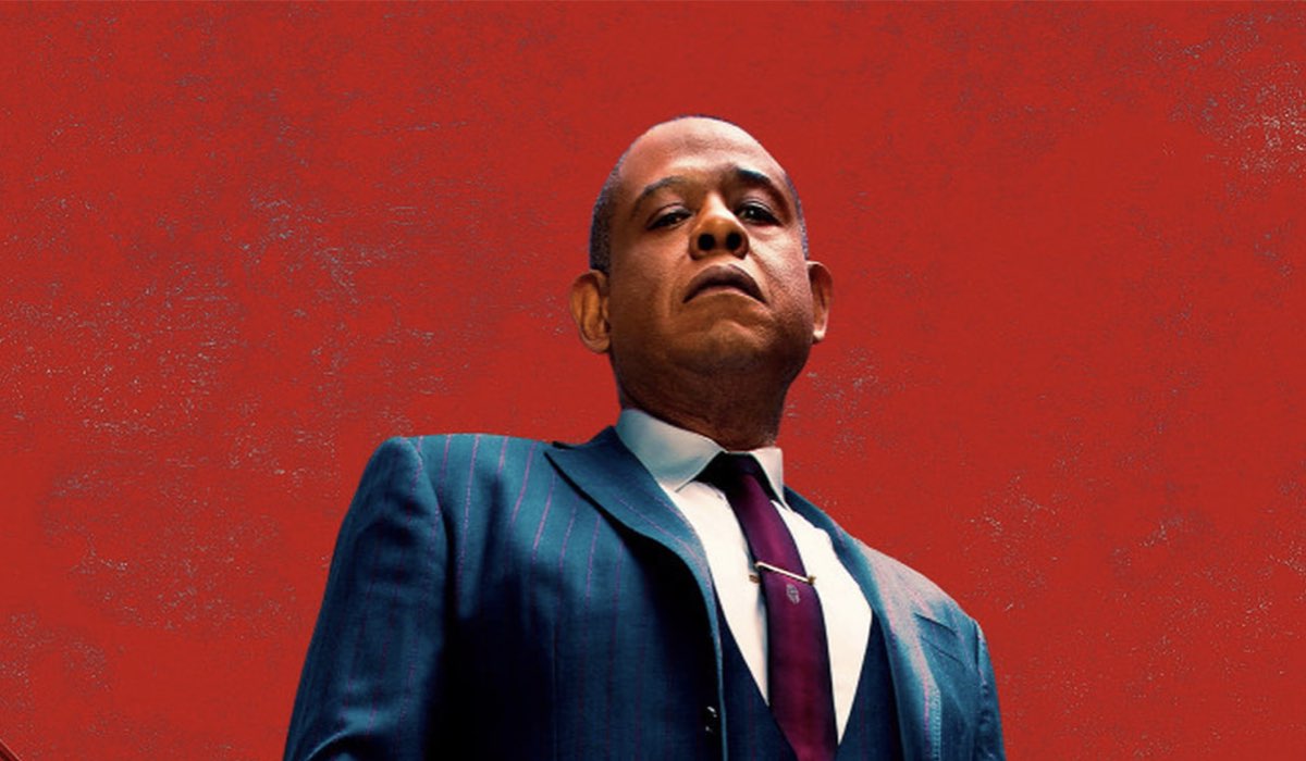 Forest Whitaker nel poster di Godfather of Harlem. Credits: Disney Plus.