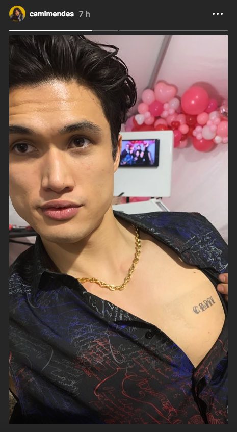 Storia Camila Mendes Instagram Charles Melton