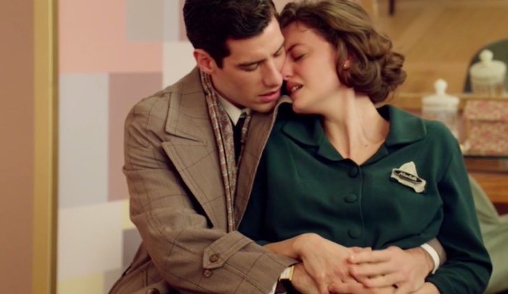 Il paradiso delle signore Riccardo e Nicoletta quando lei è in travaglio Credits RAI