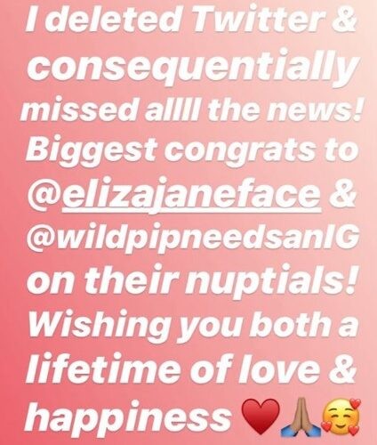 lindsay morgan congratulazioni
