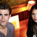 Paul Wesley E Nina Dobrev In The Vampire Diaries. Credits: Warner Bros. Entertainment Inc. E The CW