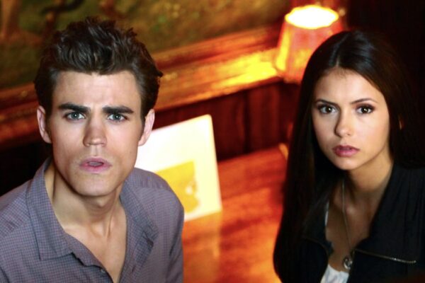 Paul Wesley E Nina Dobrev In The Vampire Diaries. Credits: Warner Bros. Entertainment Inc. E The CW