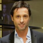 Giordano Petri è Franco ne Il paradiso delle signore Daily 2, qui all'apertura di Hugo Boss Store nel corso del Rome Film Festival 2014 Credits Ernesto Ruscio e Getty Images