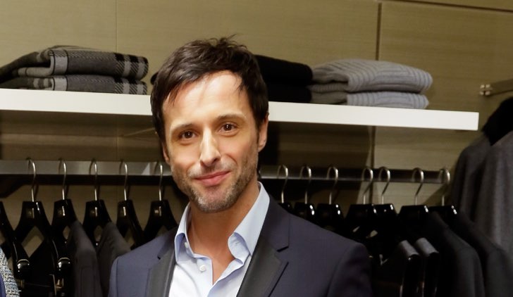 Giordano Petri è Franco ne Il paradiso delle signore Daily 2, qui all'apertura di Hugo Boss Store nel corso del nono Rome Film Festival Credits Ernesto Ruscio e Getty Images