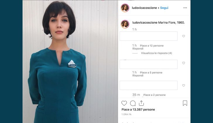Il paradiso delle signore Daily 2 Ludovica Coscione è Marina, foto da lei pubblicata sul suo profilo Instagram
