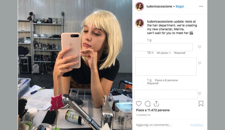 Il paradiso delle signore Daily 2 Ludovica Coscione è Marina, foto pubblicata dall’attrice sul suo profilo Instagram ufficiale il 30 luglio 2019