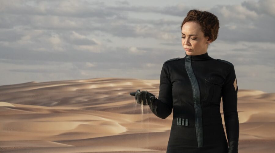 Laila Garin in una scena di Tre Percento. Credits Pedro Saad/Netflix