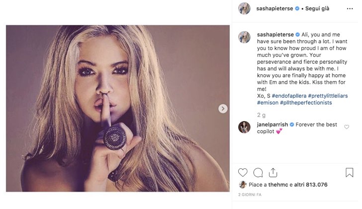 Sasha Pieterse Instagram