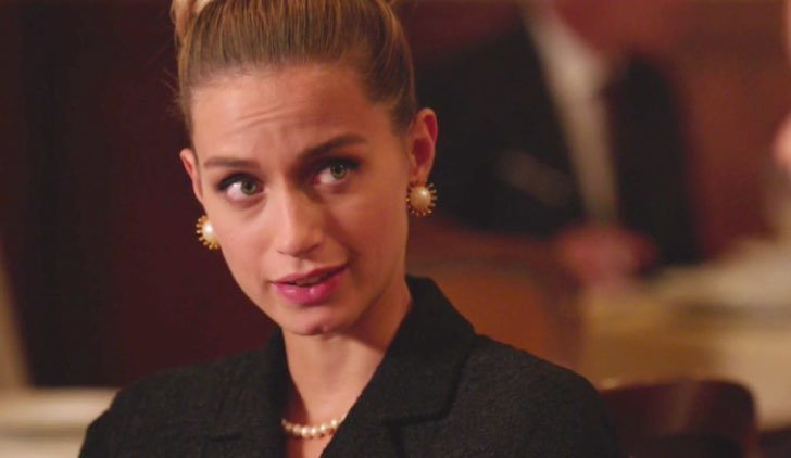 Il paradiso delle signore 4 Ludovica Brancia Di Montalto mentre parla con Cosimo nella puntata 12 Credits RAI