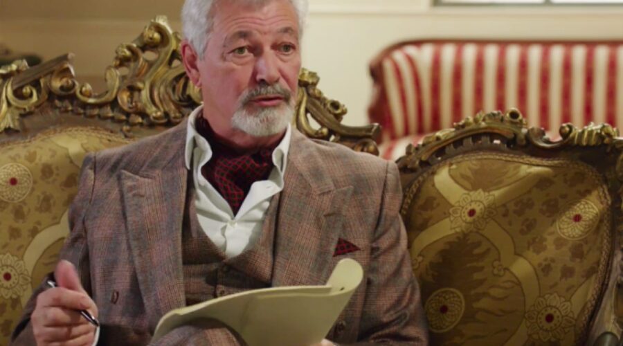 Il Paradiso delle Signore Achille Ravasi mentre parla con Adelaide nella puntata 58 Credits RAI