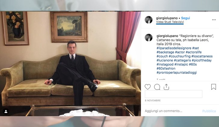 Il Paradiso delle Signore dove è Casa Cattaneo foto pubblicata da Giorgio Lupano sul suo profilo Instagram