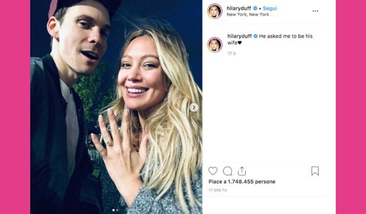 Hilary Duff Matthew Koma fidanzati Instagram
