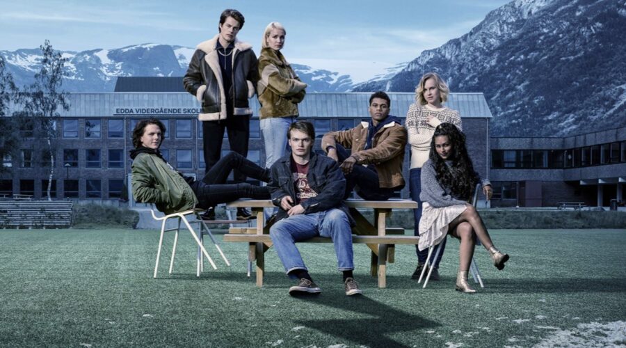 Il poster coi protagonisti di Ragnarok. Credits Christian Geisnæs/Netflix