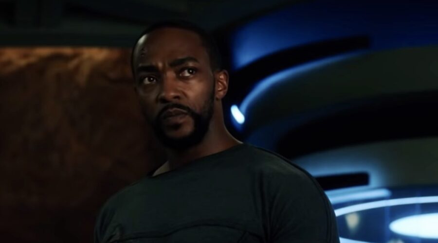Anthony Mackie in una scena di Altered Carbon 2. Credits Netflix