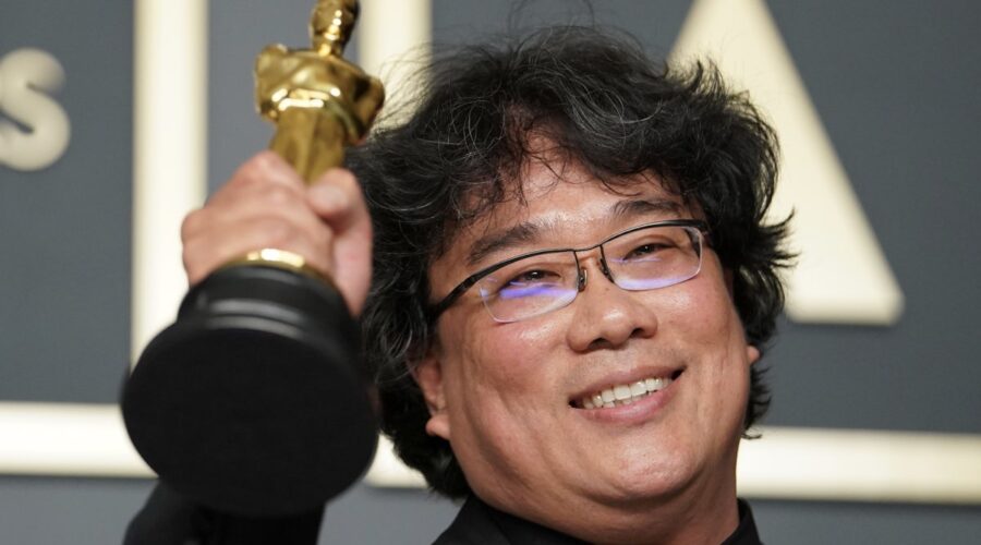 Bong Joon-ho. durante la 92esima edizione degli Oscar, Credits Rachel Luna e Getty Images