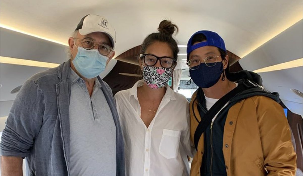 Da sinistra: Richard Schiff, Christina Chang e Will Yun Lee. Credits @thechristinachang_ su Instagram