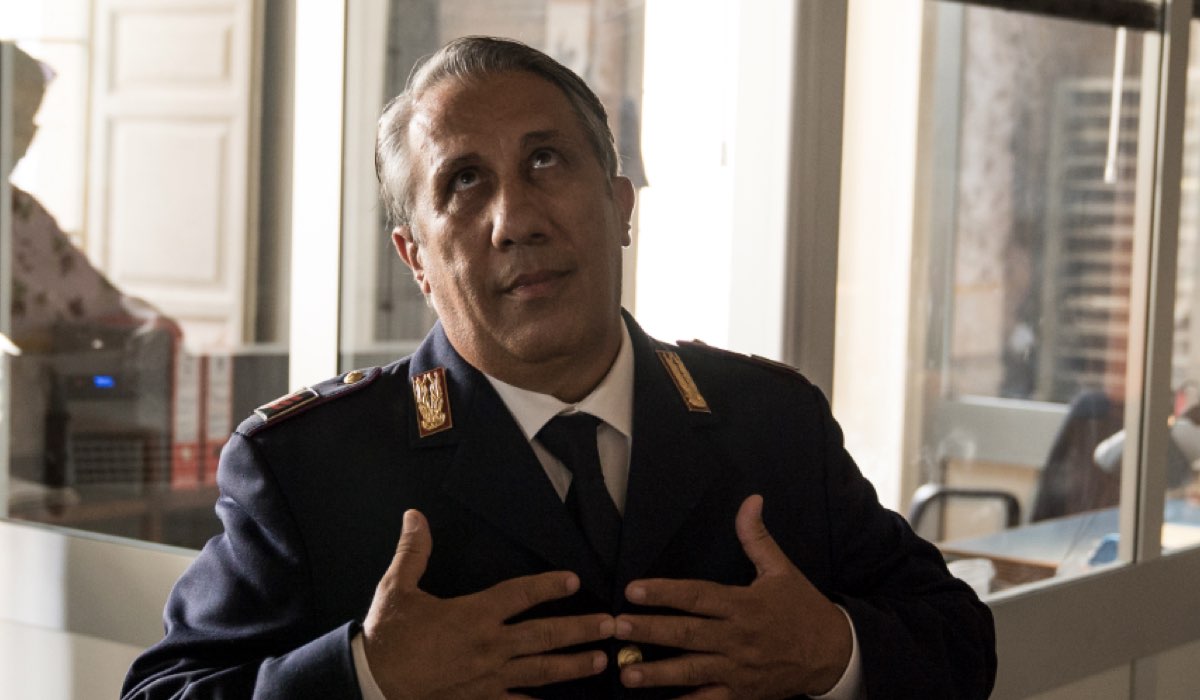 Il Commissario Montalbano Angelo Russo è Agatino qui nell'episodio Salvo Amato Livia Mia Credits foto di Duccio Giordano e RAI