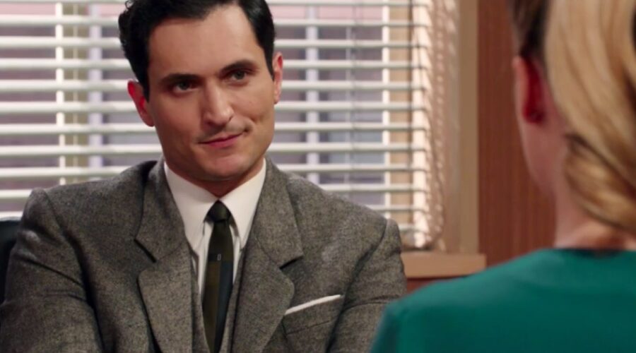 Il Paradiso delle Signore 4 Vittorio Conti interpretato da Alessandro Tersigni e Angela Barbieri interpretata da Alessia Debandi nella puntata 76 Credits RAI