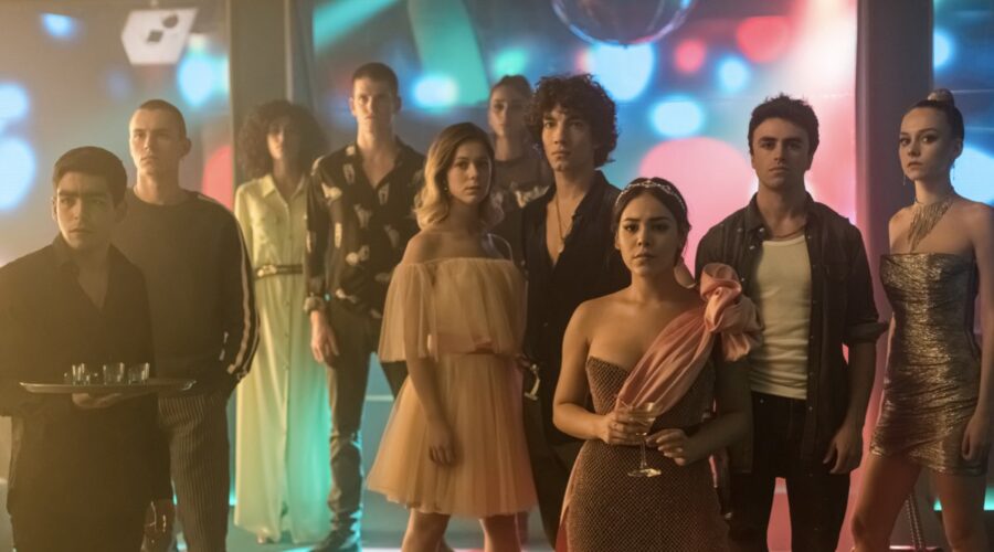 Il cast di Elite 3 in una scena della terza stagione. Credits Netflix