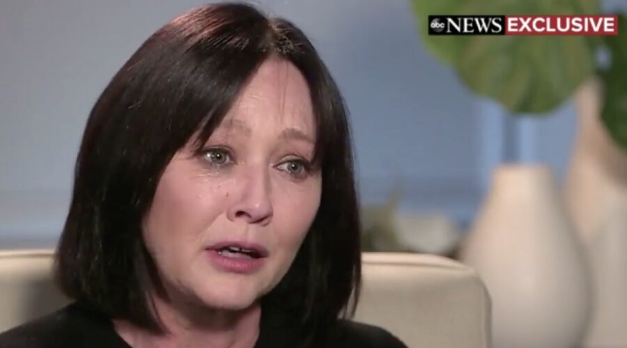 Shannen Doherty durante intervista a Good Morning America. Credits ABC