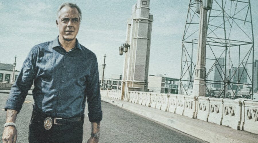 Titus Welliver nei panni di Bosch nel poster della quinta stagione. Credits Amazon Prime Video