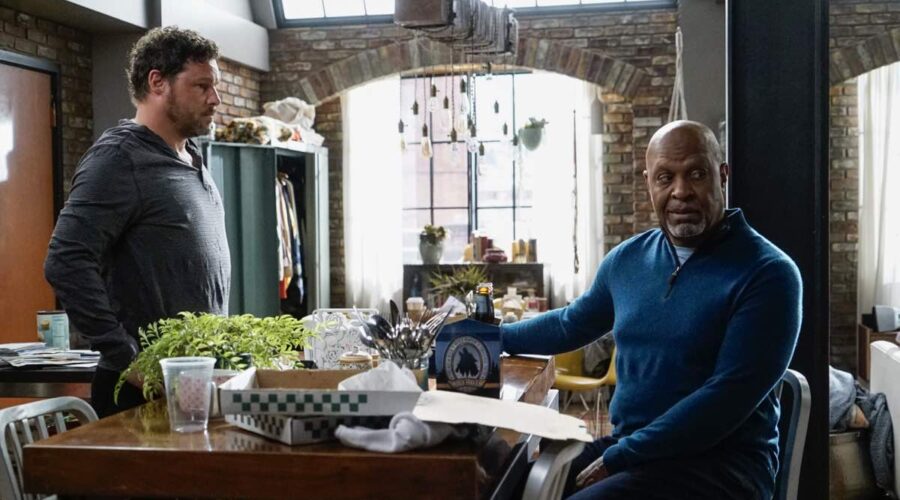 Grey's Anatomy 16 Justin Chambers e James Pickens Jr. sono Alex Karev e Richard Webber credits FOX Italia