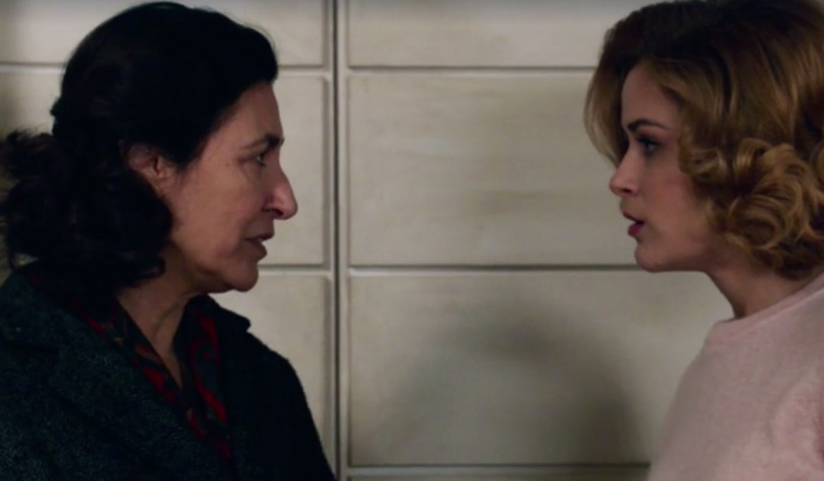 Il Paradiso delle Signore 4 Agnese Amato interpretata da Antonella Attili e Gabriella Rossi interpretata da Ilaria Rossi, qui nella puntata 116 Credits RAI