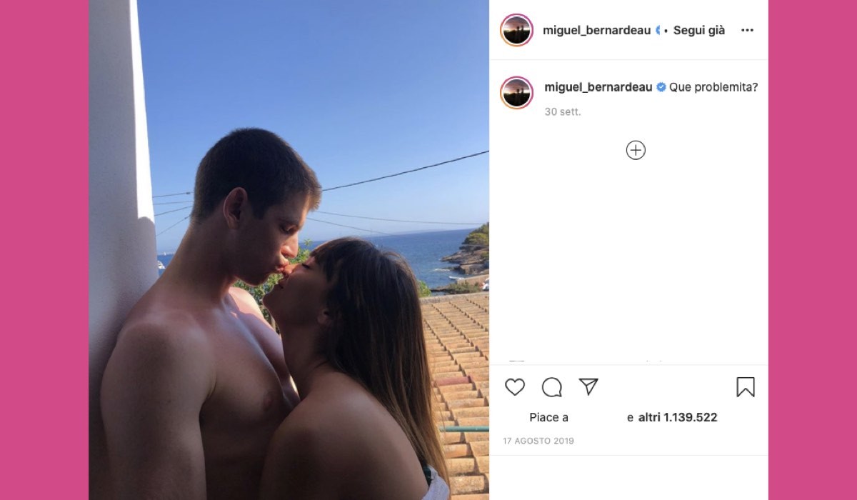 Miguel Bernardeau fidanzata credits Instagram via @miguel_bernardeau