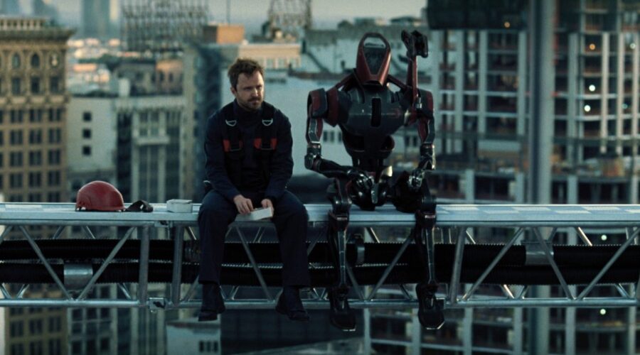 Westworld 3 Aaron Paul nei panni di Caleb Nichols e George Credits HBO e SKY