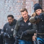 Da sinistra: Jason Beghe, Laroyce Hawkins, Patrick John Flueger, Marina Squerciati e Kim Burgess In 