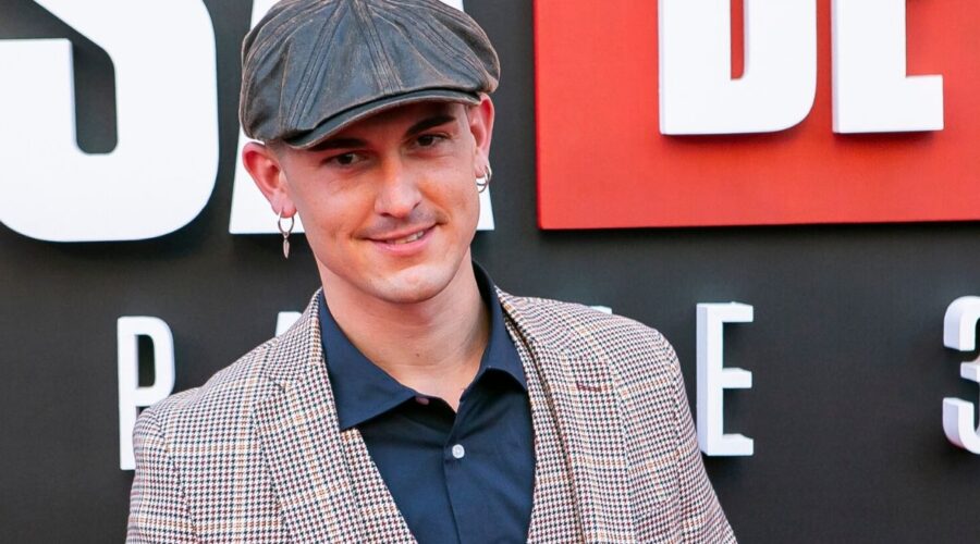 Ahikar Azcona durante la premiere de La casa de papel 3 stagione, Credits Pablo Cuadra e Getty Images