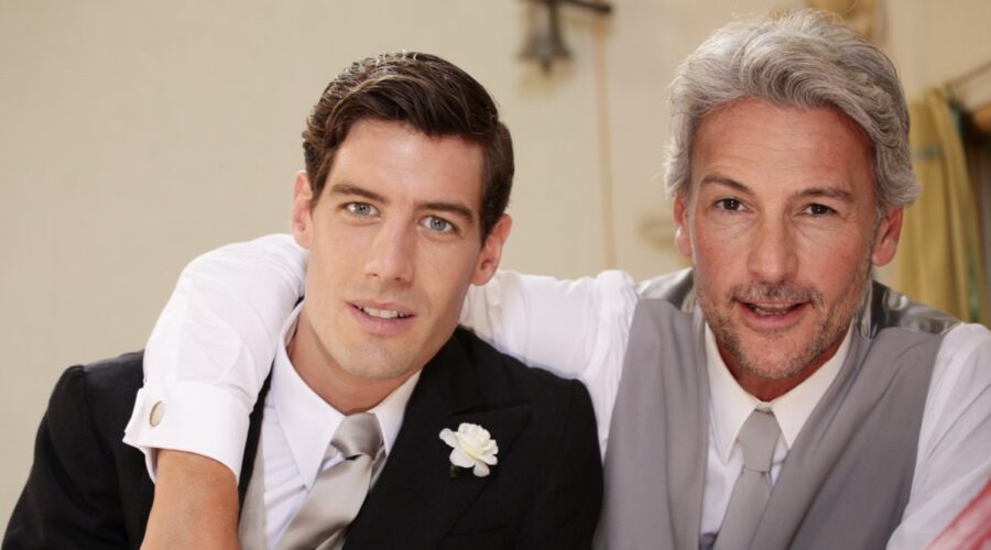 Il Paradiso delle Signore 4 Riccardo e Umberto Guarnieri interpretati da Enrico Oetiker e Roberto Farnesi Credits RAI