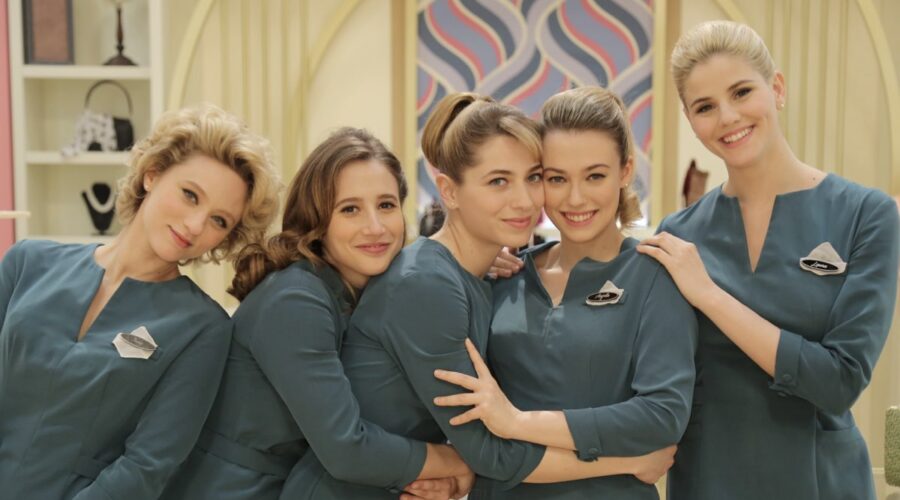 Il Paradiso delle Signore 4 le Veneri Irene, Dora, Roberta, Angela e Laura Credits P. Bruni e RAI