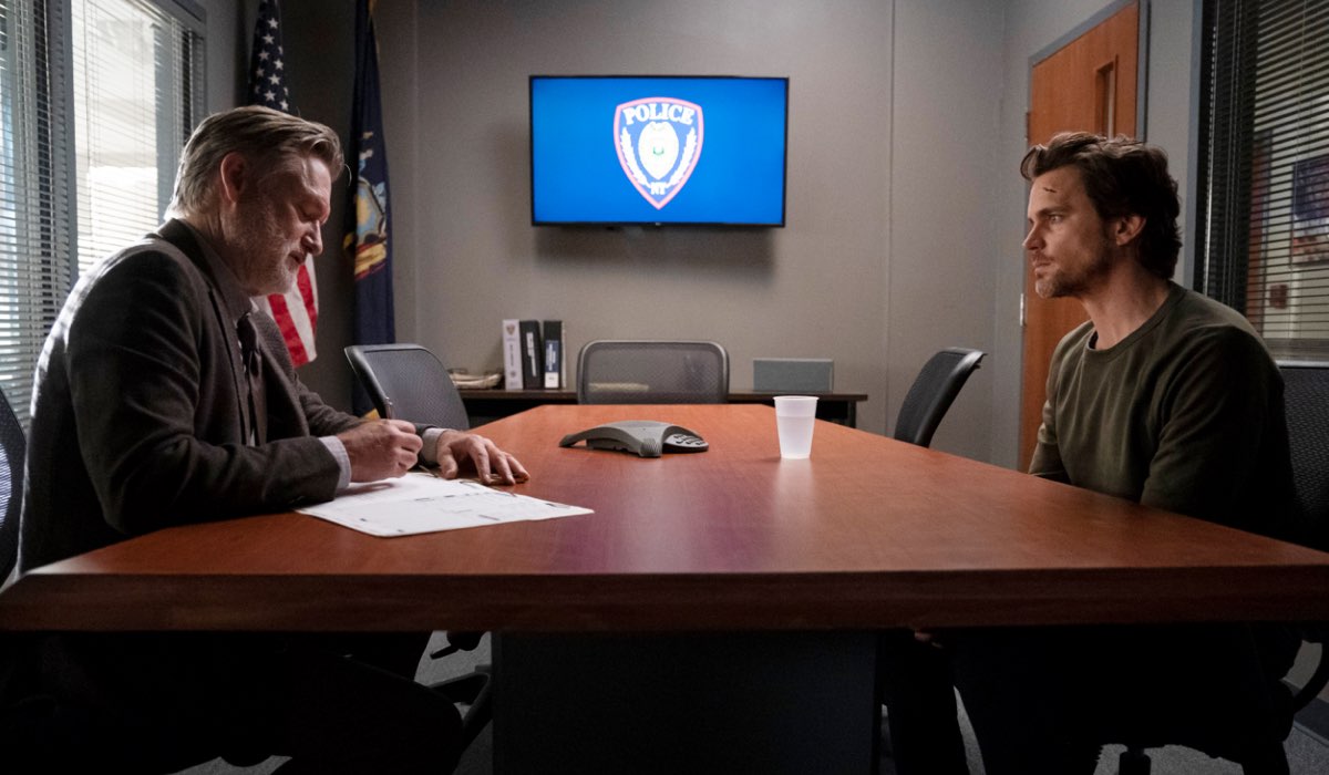 The Sinner 3 BILL PULLMAN interpreta DETECTIVE LT. HARRY AMBROSE, MATT BOMER interpreta JAMIE BURNS Credits 2020 NBC Universal All Rights Reserved