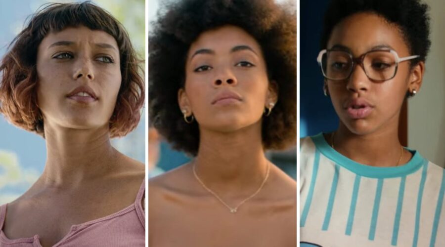 Amanda Campana, Coco Rebecca Edogamhe e Alicia Ann Edogamhe sono Sofia, Summer e Blue in Summertime credits Netflix