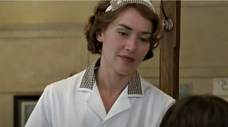 Kate Winslet protagonista in Mildred Pierce, immagine dal trailer ufficiale Credits HBO