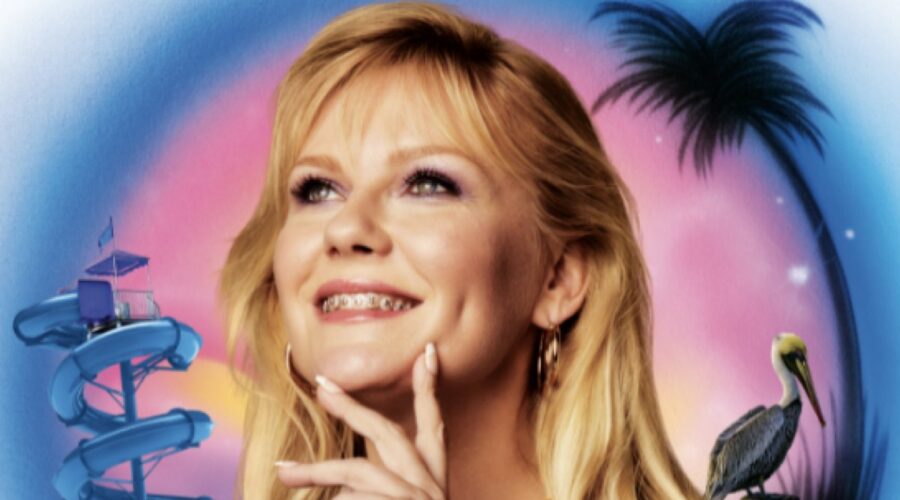 Kirsten Dunst nel poster di On Becoming A God. Credits Timvision