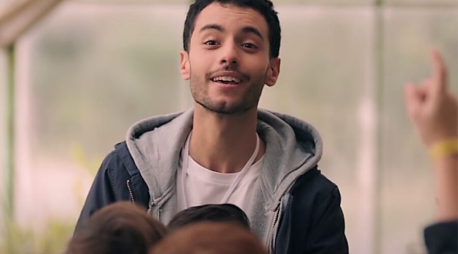 Mehdi Meskar è Malik in SKAM Italia 4, immagine dal trailer ufficiale Credits Timvision