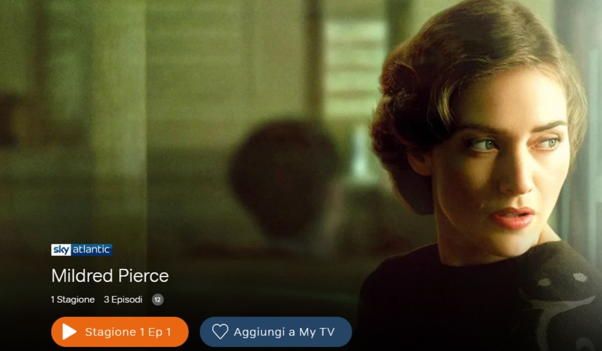 MILDRED PIERCE in streaming su NOW TV