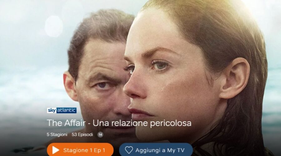 The Affair è in streaming su NOW TV, Credits Sky