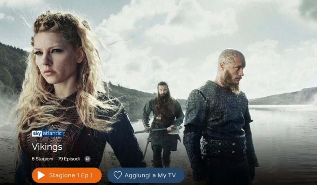 Vikings è disponibile in streaming gratis su NOW TV