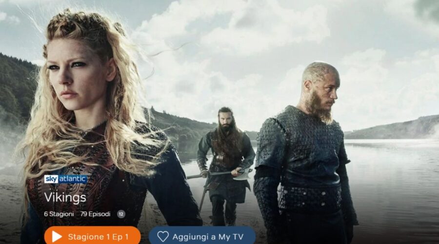 Vikings è in streaming su NOW TV Credits Sky