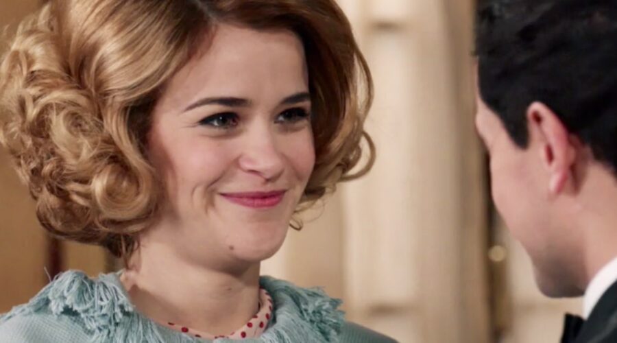 Il Paradiso delle Signore 4 Gabriella e Salvatore interpretati da Ilaria Rossi e Emanuel Caserio qui nella puntata 114 Credits RAI