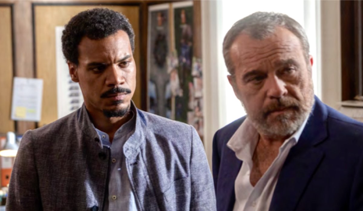 Nero a metà 2 Miguel Gobbo Diaz e Claudio Amendola nei panni di Malik e Carlo Credits RAI