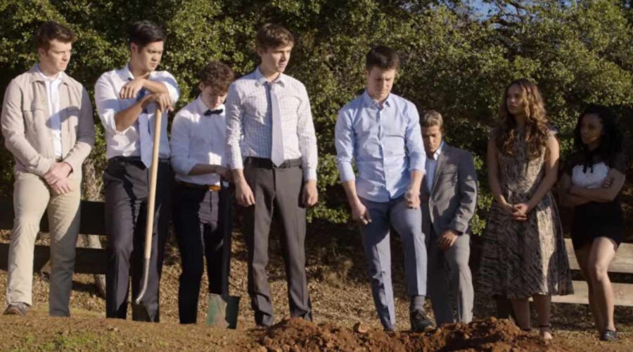 Tredici riassunto 4x10 Charlie, Zach, Tyler, Alex, Clay, Tony, Jess e Ani Credits David Moir e Netflix © 2020