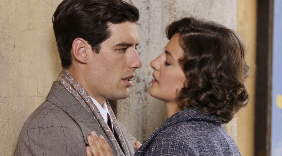 Il Paradiso delle Signore 4 Riccardo e Nicoletta interpretati da Enrico Oetiker e Federica Girardello in una scena della stagione Daily 2 Credits RAI