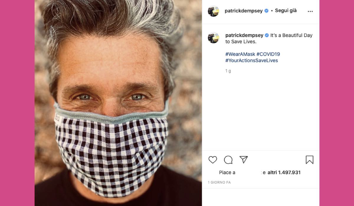 Patrick Dempsey credits Instagram via @patrickdempsey